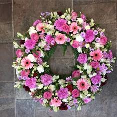 Pink wreath