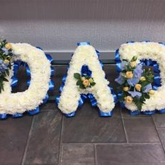 Massed dad tribute blue