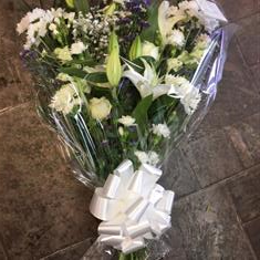 Funeral Cellophane spray white