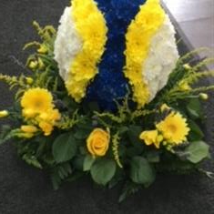 Rugby ball tribute 