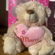 With love mum teddy