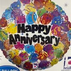 Happy anniversary balloon 