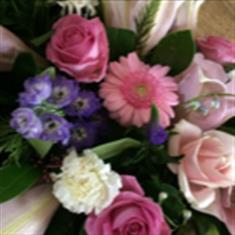 Florist Choice Aqua Pink and Lilac