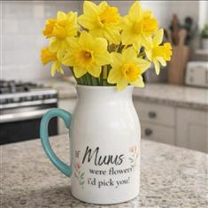 Mums flower jug